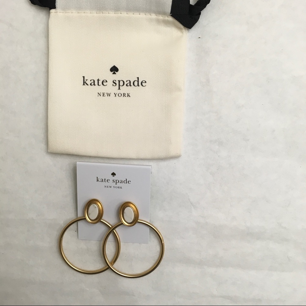🆕Kate Spade New York Drop Hoop Earrings